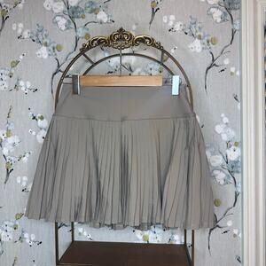 Amazan Beige Pleated Golf Tennis Skirt - Size Large